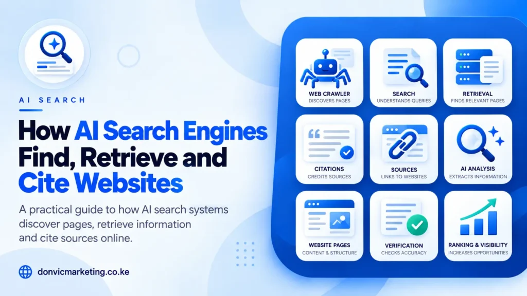 How AI Search Engines Find, Retrieve and Cite Websites